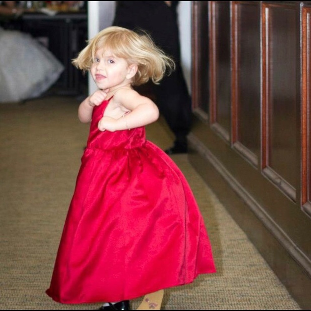 Flower girl dress, size 2T